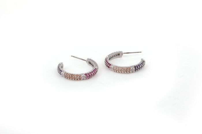 Heliophilia Silver Pendientes de Metal Multicolor CKP9153 Heliophilia Silver Pendientes de Metal Multicolor CKP9153